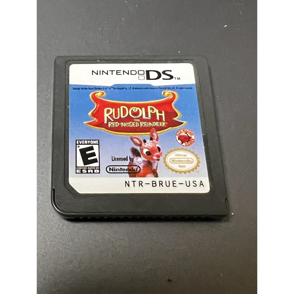 Rudolph the Red-Nosed Reindeer Nintendo‎ DS Game Cartridge NTR-BRUE-USA
